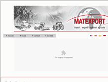 Tablet Screenshot of matexport.com